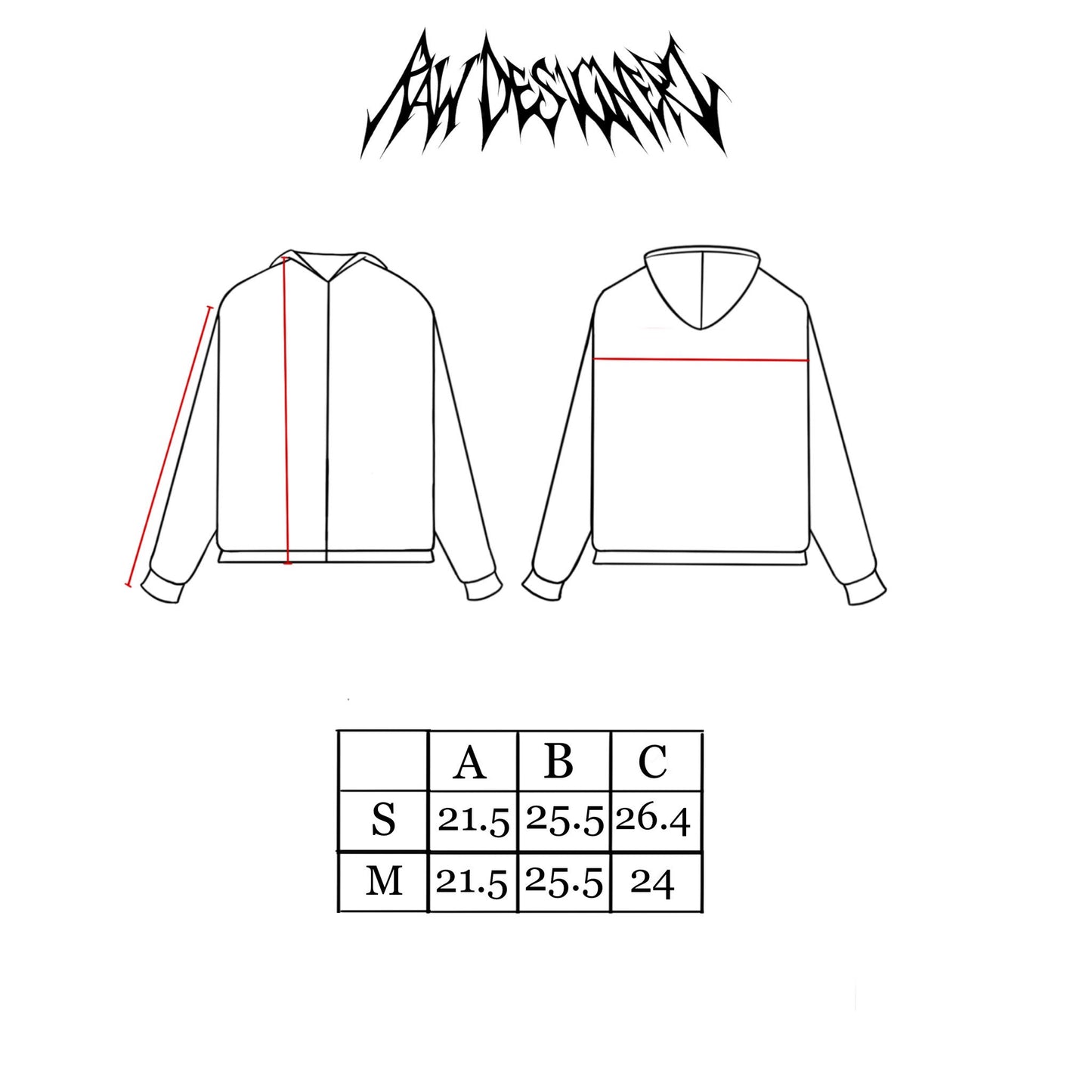 Raw Designerz/Champion collab Hoodies White